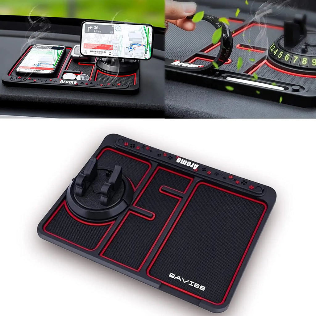 Car Interior Accessories Car Dashboard Anti-Slip Mat Auto Phone Cushion Pvc For Mobile Phone Bracket Navigation Storage Cushion