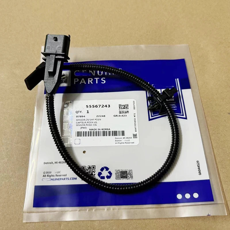 1PCS Crankshaft Position Sensor OEM#55567243 For Chevrolet Cruze Sonic ASTRA INSIGNIA Estate MOKKA ZAFIRA