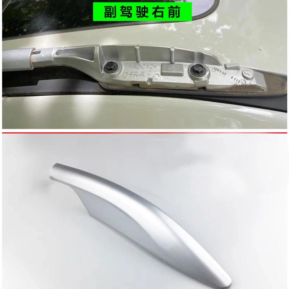 Car Roof Rack Cover for Nissan X-Trail T32 Rogue 2014~2021 2015 2016 2017 Luggage Bar Cap Trim Rail End Shell Plasitc Accessorie