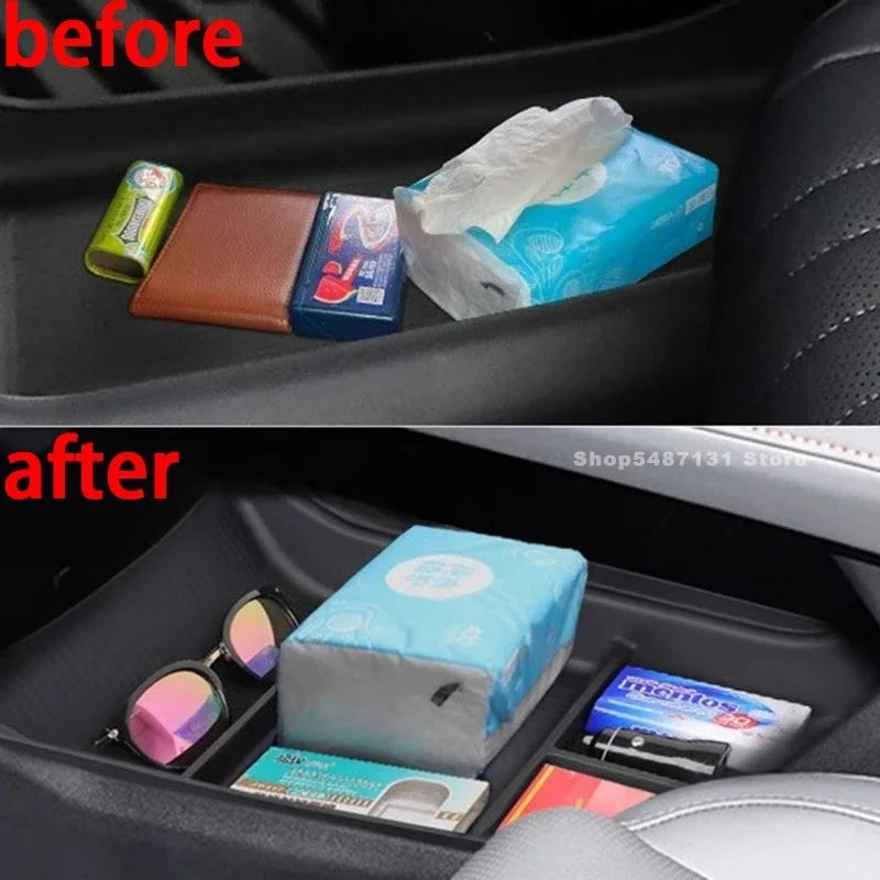 Car Central Control Armrest Under Storage Box for Changan Deepal S05 Interior Accessories 2024 2025