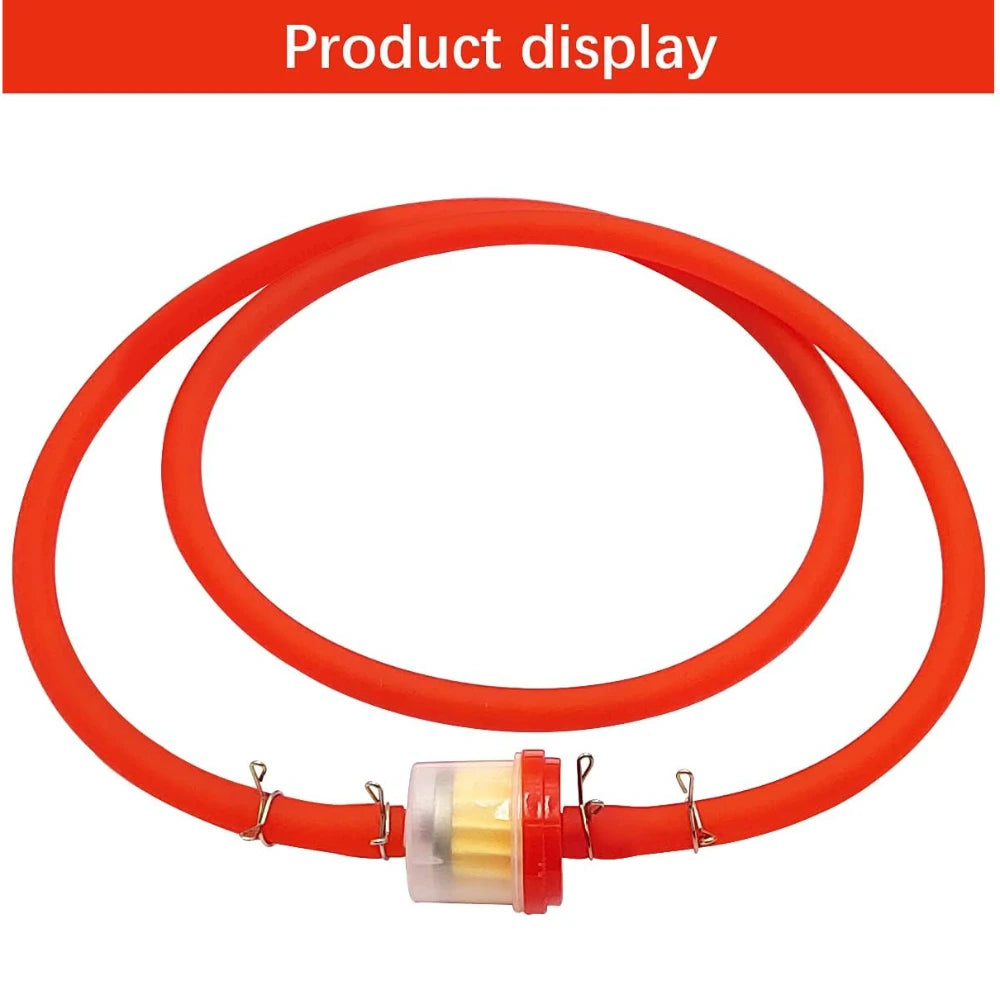 5mm Gas Fuel Filter Hose Tube Line for ATV Motorcycle Dirt Bike Go Kart Moped Pocket Bike Tao Tao Scooter with Fuel Filter