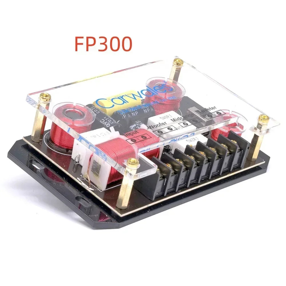 Carwales Car Audio Sound System 3-Way Crossover Tweeter Midrange SubWoofer Car Three-way Signal Combination Distributor Divider