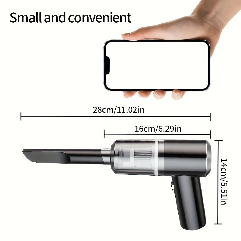 USB Charging Powerful 4 in1 2900000PA Car Vacuum Cleaner Wireless Blowing Suction Clean Machine Portable Vacuum Cleaner New
