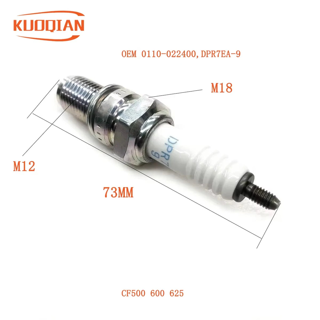 Spark Plug For  CF 500 / X5 / X6 / Z6 ATV Cylinder Head Beach Motorcycle Accessories QUAD GO KART 0110-022400
