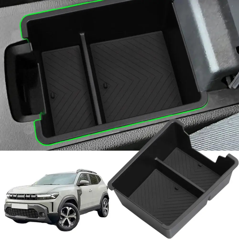 for Renault Dacia Duster 2025 2026 Car Storage Box Interior Accessories Center Console Armrest Storage Organizer Tidying Case