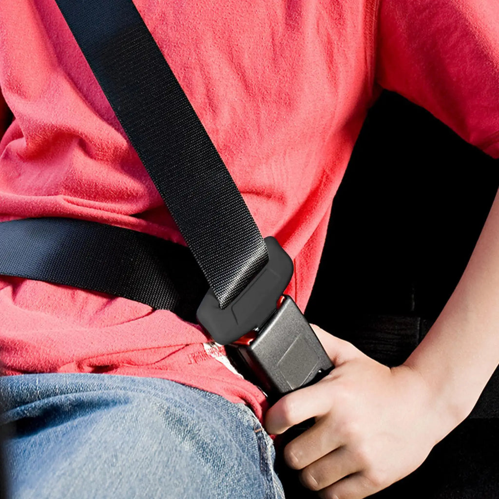 Universal Soft Silicone Seat Belt Buckle Protection Cover Car Seat Belt Buckle Protect Cover Anti Collision Case Car Seat Decor