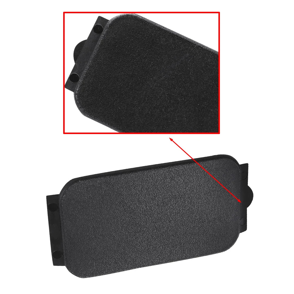 2pcs Black Truck Bed Rail Stake Pocket Trim Cover Plug End Cap for Ford F-150 2015-2024 F-250 F-350 Super Duty 2017-2024