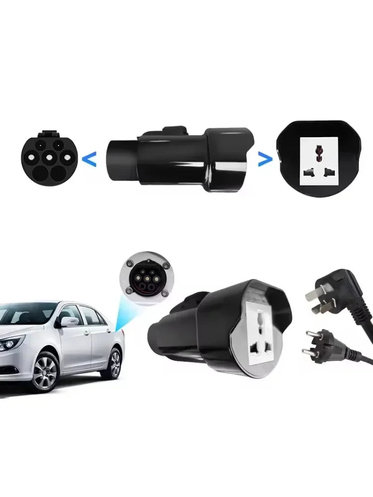 Eletric Vehicles Discharger  Type 2 GBT 3.5KW 16A 250V EU Socket for Electric Car Side V2L For BYD Volkswagen  Not type 2