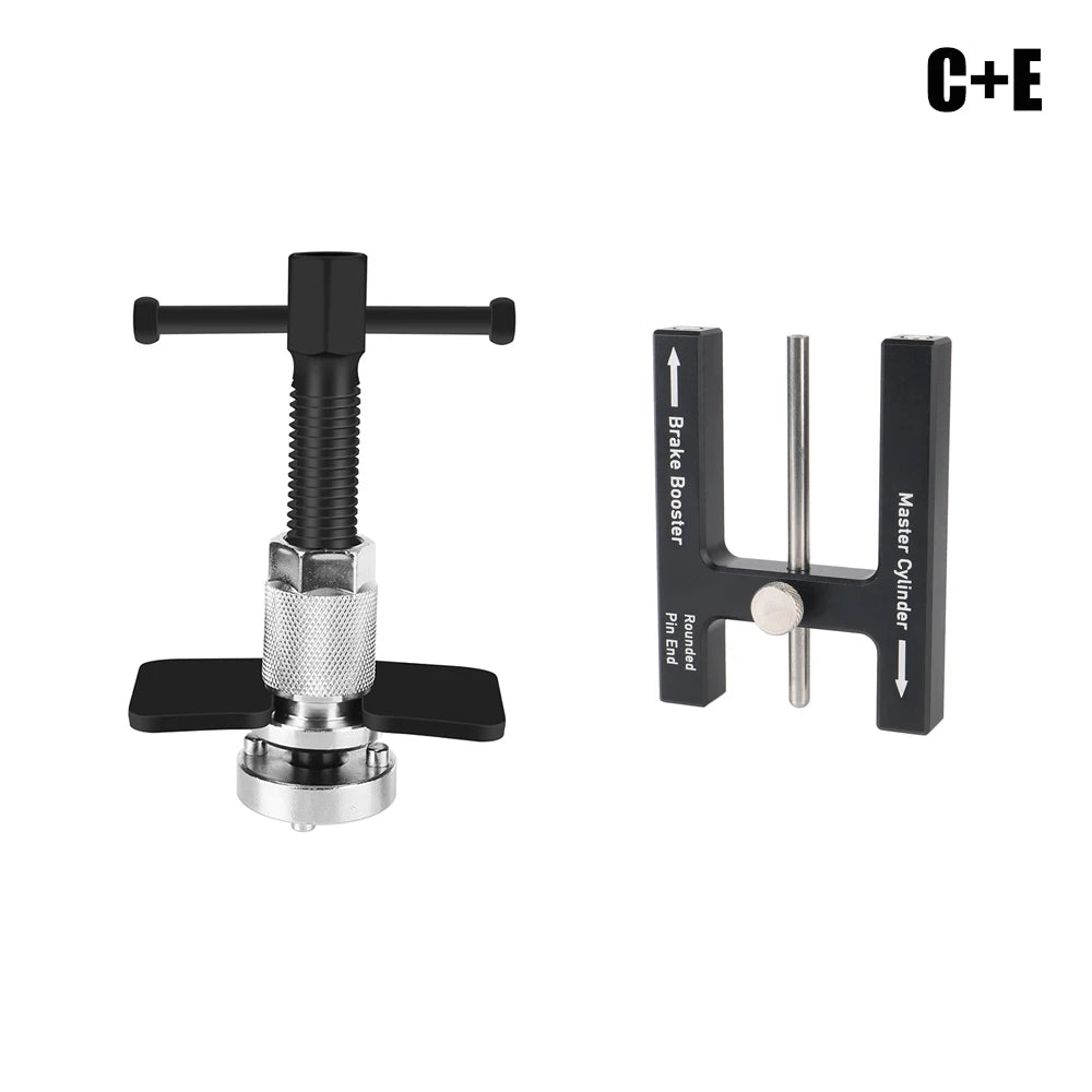 1/12/13PCS Car Disc Brake Pump Caliper Removal 10 Piston Adapter Compressor Set Rewind Back Brake Repair Tools Auto Accessories