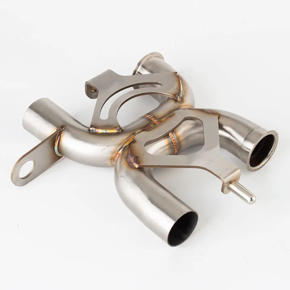 Motorcycle Exhaust  Link Pipe Escape Tube For Triumph Bonneville T120 EFI T100 900 Street Twin  1200 Thruxton R EFI 2016-2020