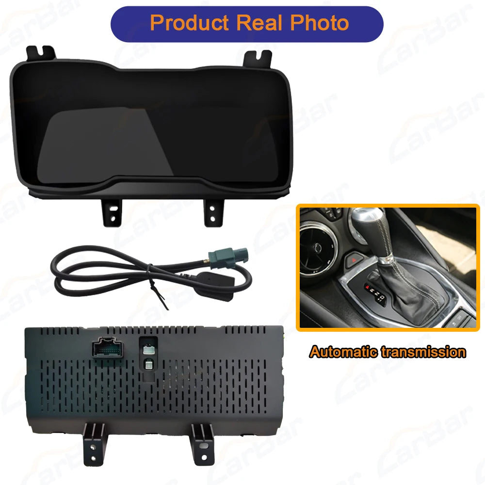 Carbar 12.3" LCD Dashboard Screen For Chevrolet Camaro 2011-2014 5th Generation Car Digital Instrument Cluster