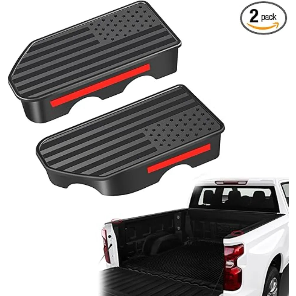 Car Bed Rail Stake Pocket Covers Truck Stake Hole Caps Plugs for Chevy GMC Silverado/GMC Sierra 2500/3500HD 2020-2024