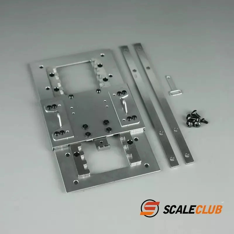 Scaleclub RC 1/14 Tractor Truck Metal Fifth Wheel Tow Pin Heavy Hauling Grinding Disc Base For Tamiya 1 14 LESU RC Truck Parts