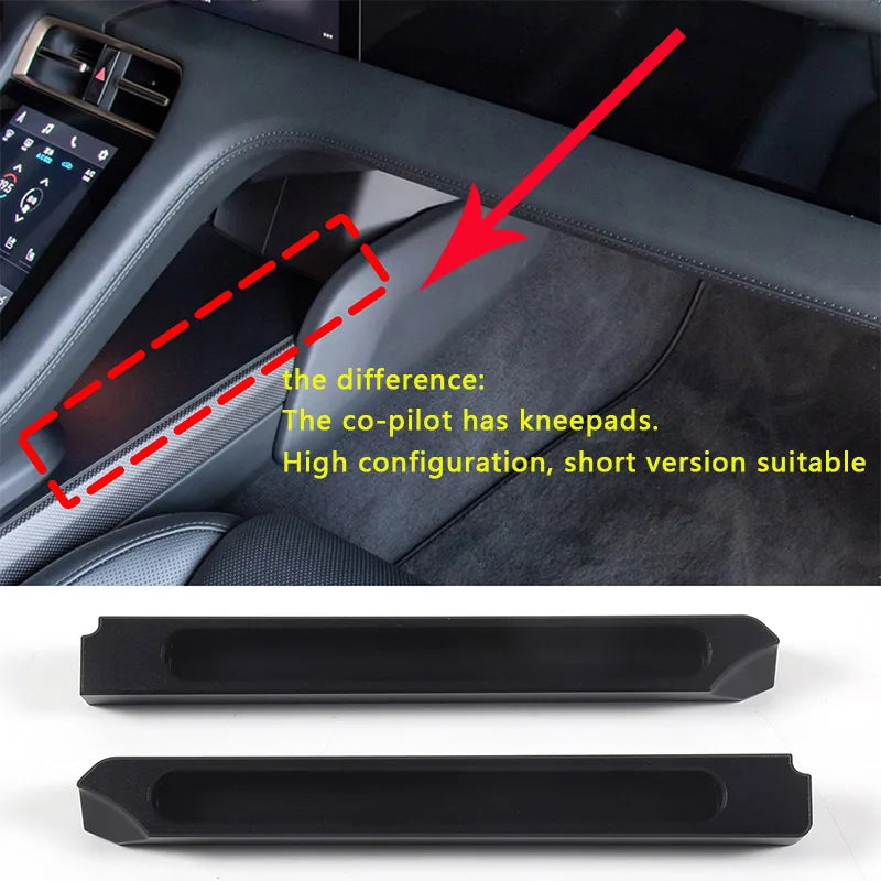For Porsche Taycan 2019-2024 Aluminum Alloy Car Center Console Storage Modification Accessories