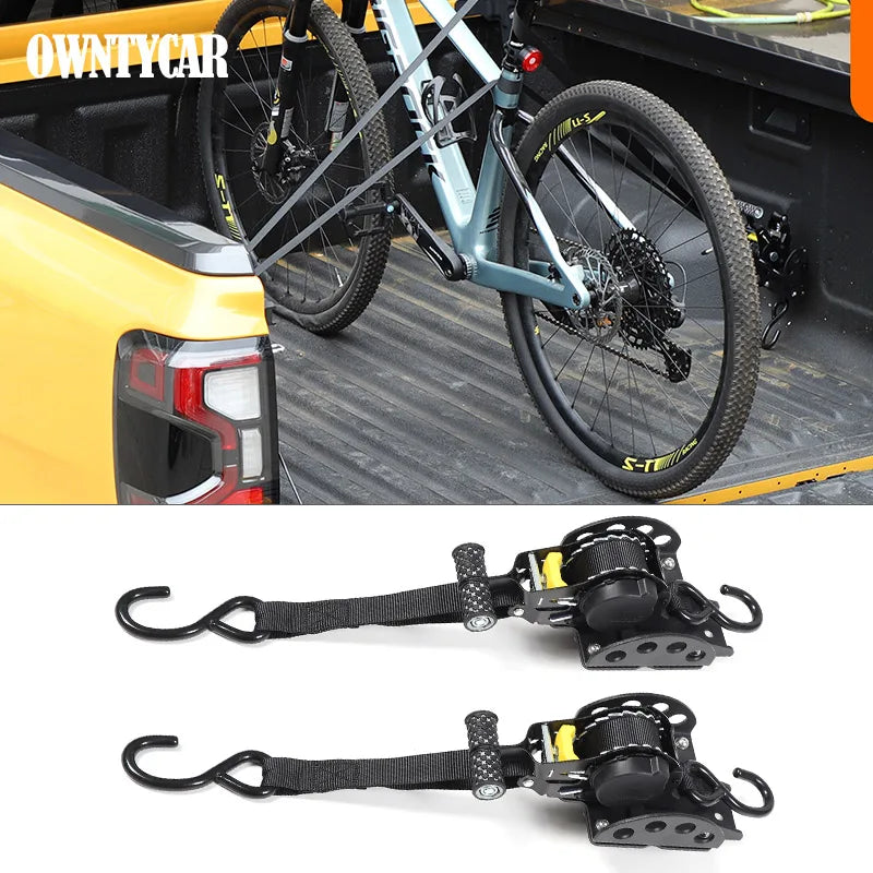 For Ford Ranger 2023 2024 Truck Tailgate Trunk Luggage Anchor Pickup Bed Side Tie Down Cleat Hook Fastner Clip Car Accessories