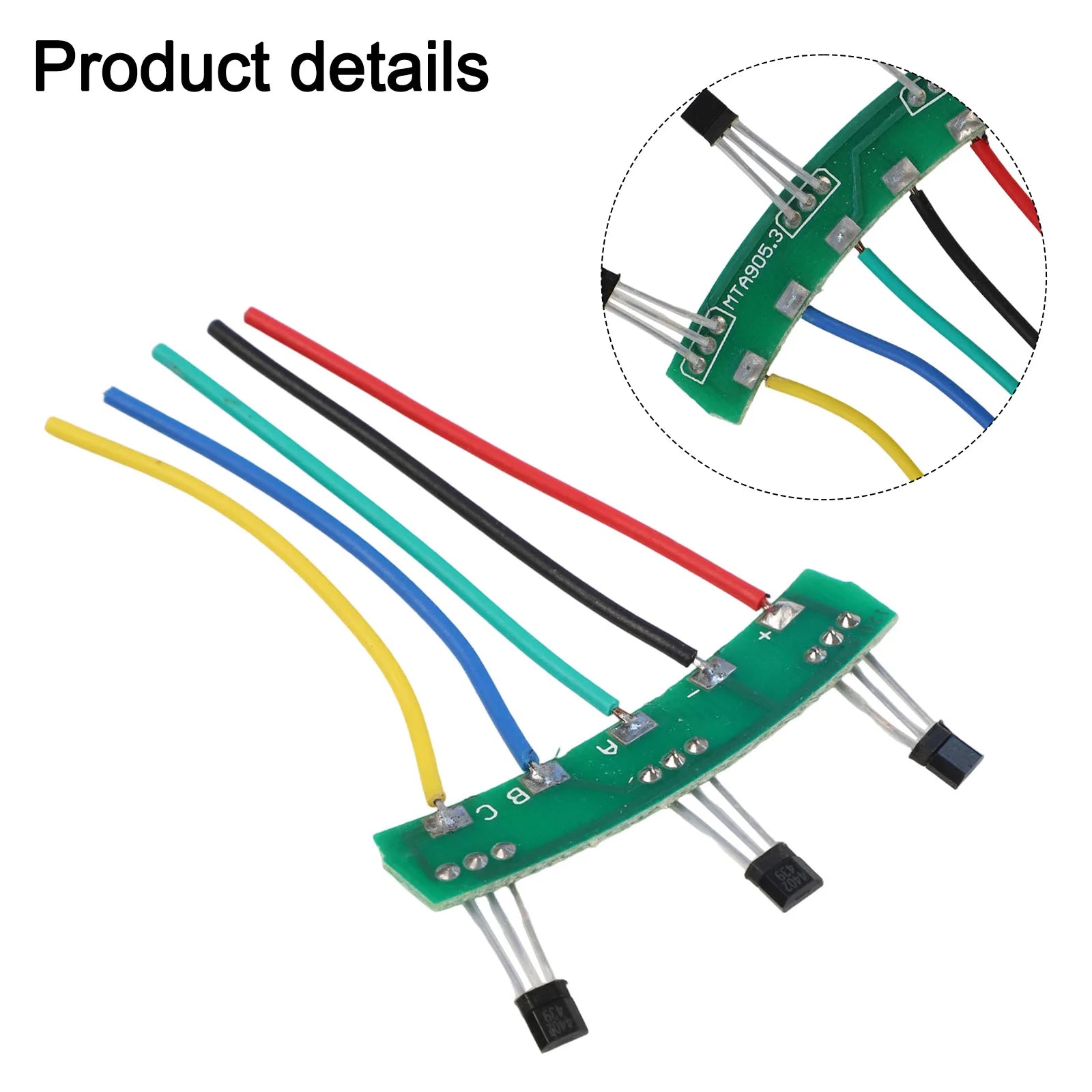1 Pcs Electric Vehicles Motor Hall Sensor With Board Cable 3144 / 3413 Hall Part Electric Vehicle Hall Welding Circuit Board