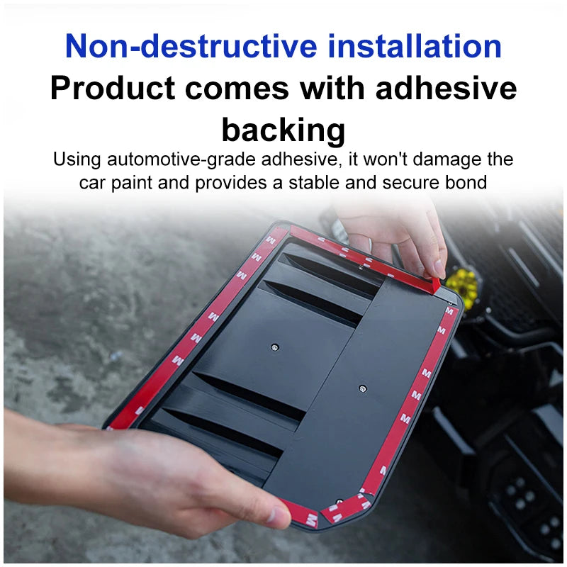 Accesorios exteriores para coche, rejilla de entrada de aire ABS para Ford Ranger T9 T6 MK2 Raptor 2023 2024 2025, embellecedor de entrada de aire, piezas de coche