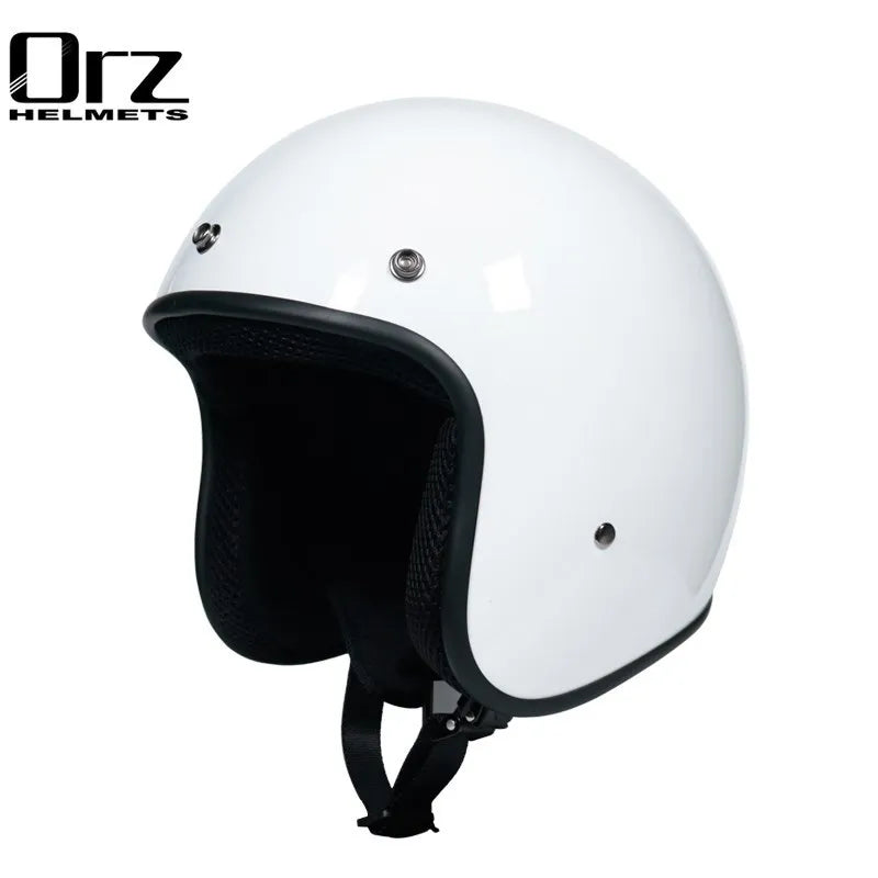 Motorcycle Helmet Motocicleta Cacapete Casco Casque  Retro open face helmet 3/4 moto casco DOT approved