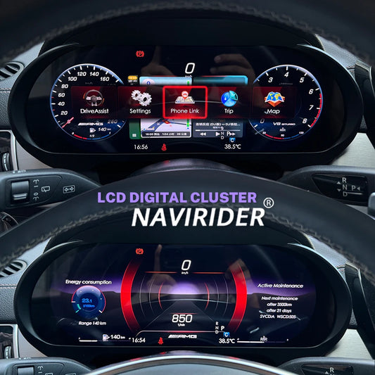 LCD Digital Dashboard Cluster For Benz ML GL GLE GLS W166 X166 2012-2019 Years Auto Instrument Paneel Cockpit Speedme CARPLAY