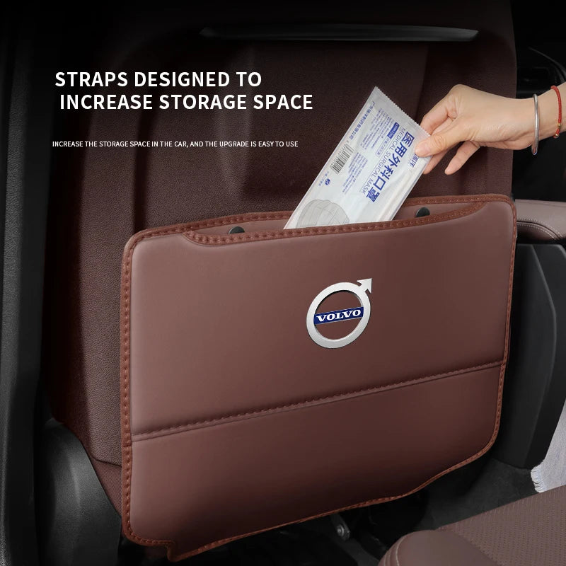 Volvo XC40 XC60 XC70 XC90 C30 C70 S60 S80 S90 V40 V50 V60 V90 T5 T6 Car Seat Back Storage Rear Anti-Wear Backrest Anti-kick Pad