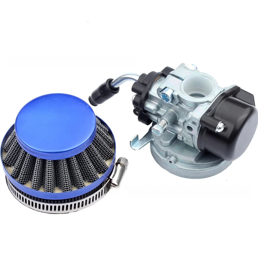 Motorcycle Carburetor Air Filter kit for Most 49cc 50cc 80cc 2 stroke Chinese Engines Moped Scooter ATV Quad Buggy Pit Bike Blue