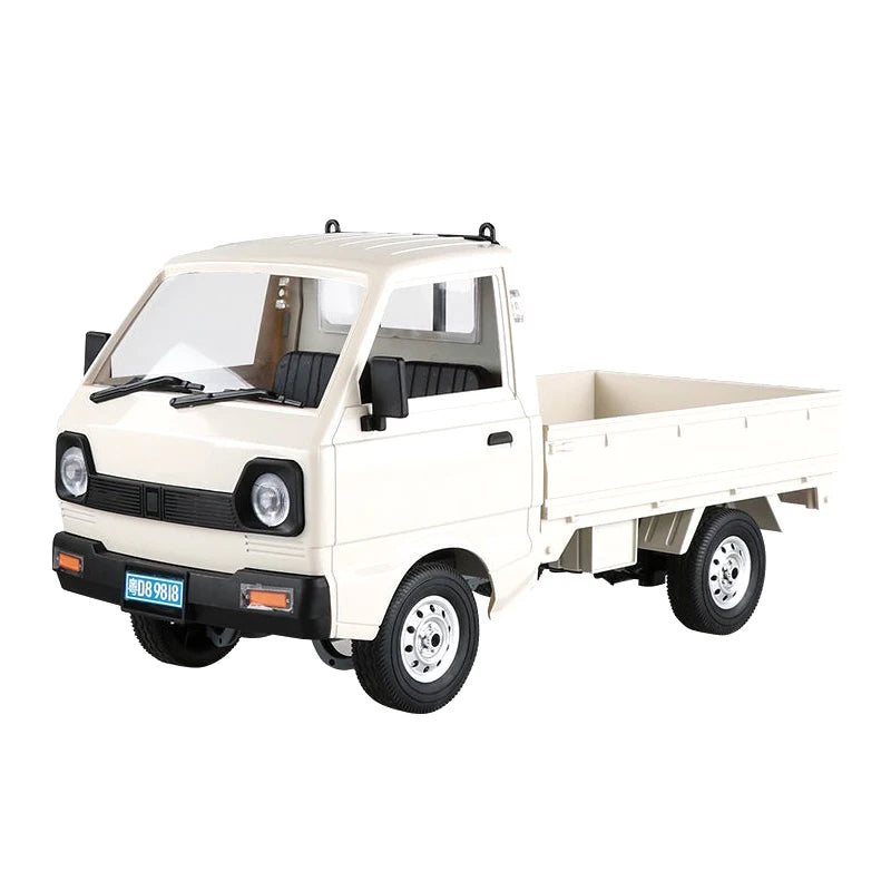 Car Interior Center Console Accessories White Small Truck Model Car Dashboard Ornaments Drift Rotating Truck Decoration Creative