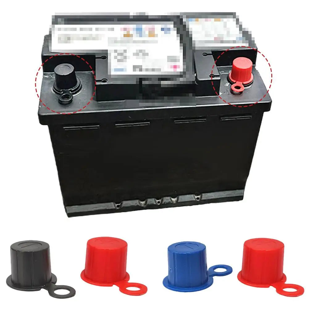 Car Battery Terminal Protection Cover Insulated Cap For Truck SUV High Strength Material Water Dust Proof Battery Protector