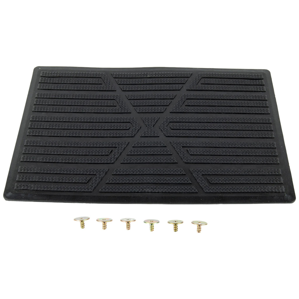 1*Universal Car Floor Pad PVC Pedal Plate Anti Skid Foot Heel Scuff Plate Car Floor Mat Non-Slip Carpet Patch 23×15cm Car Mats