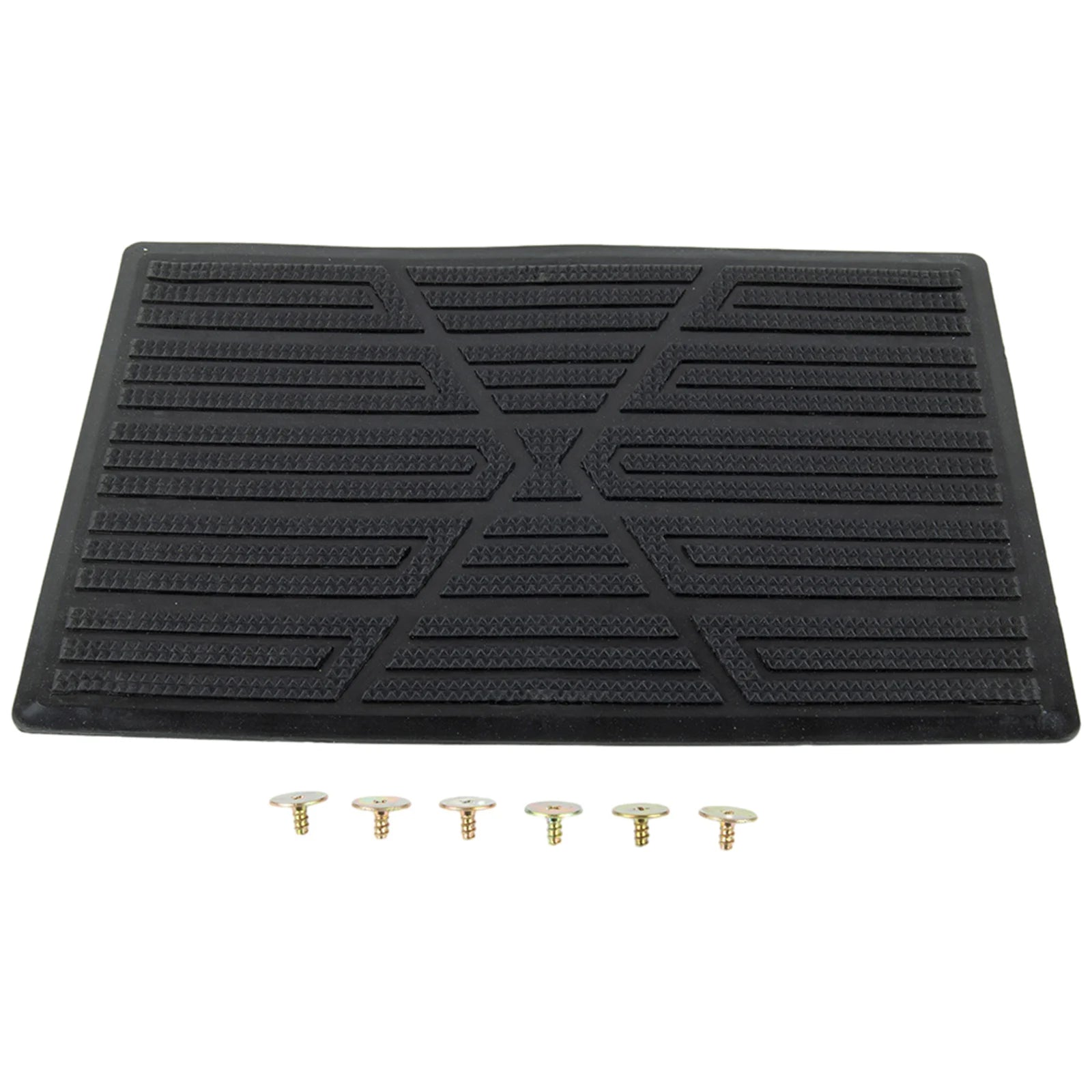 1*Universal Car Floor Pad PVC Pedal Plate Anti Skid Foot Heel Scuff Plate Car Floor Mat Non-Slip Carpet Patch 23×15cm Car Mats