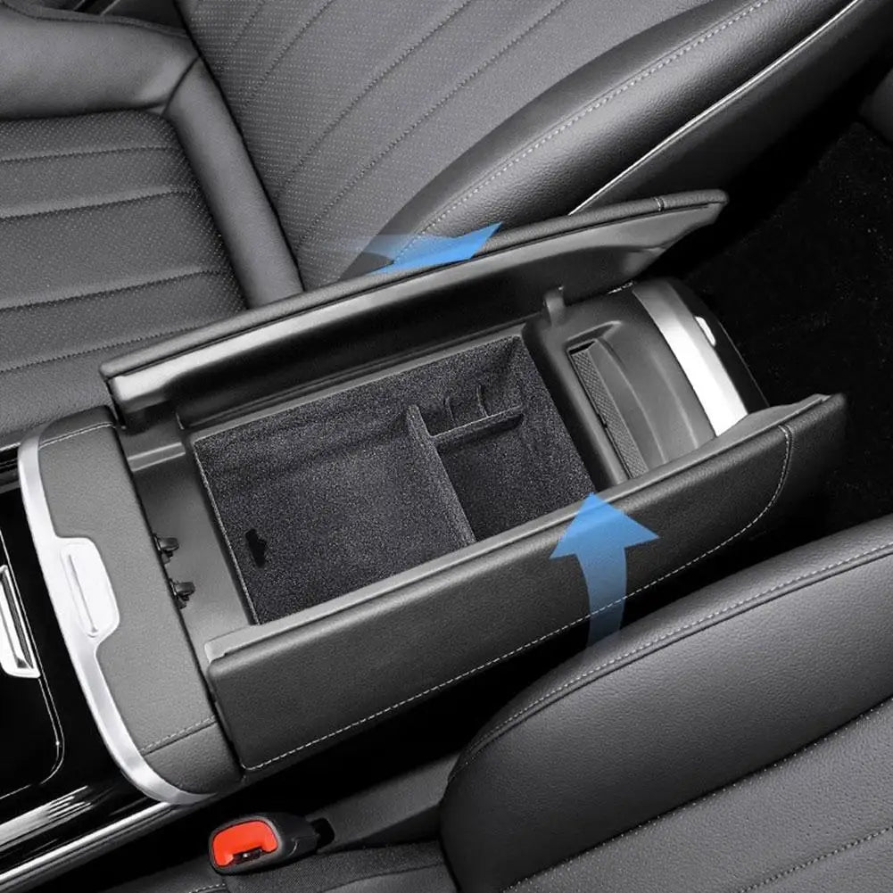 For Mercedes EQE Sedan/EQE-SUV/EQS Car Organizer Box Armrest Storage Center Console Sundries Tray Accessories