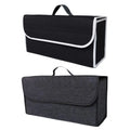Car Trunk Organizer With Handle Foldable Car Charger Storage Box Space Saving Car Trunk Organizer Durable Fabric Felt StorageBox
