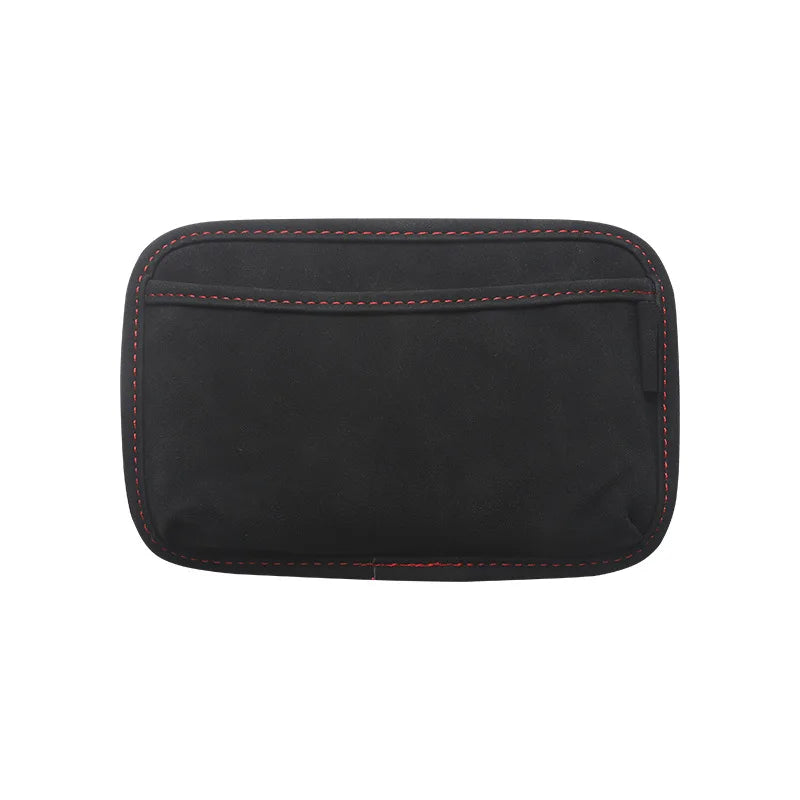 Paste Car Organizer PU Leather Bag Car Storage Pocket Organizer Bag Seat Back Side Door Stowing Tidying Box For Phone Key