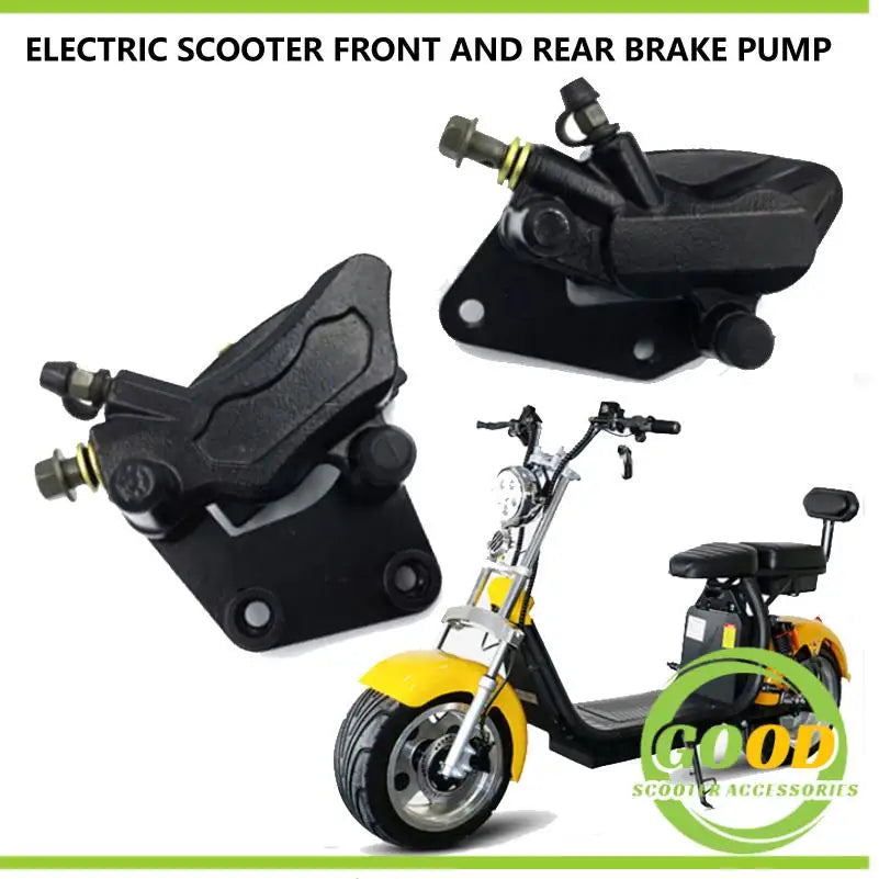 For Citycoco Front and Rear Brake Calipers With Brake Pads are Applicable to All Kinds of Electric Scooters and Motorcycle