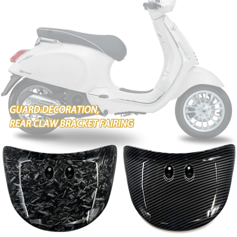 For Vespa Sprint Primavera 50 125 150 2013 2023 Rear Tail Wing Cover Protector Decoration Guard Rear Grab Holder Fairing