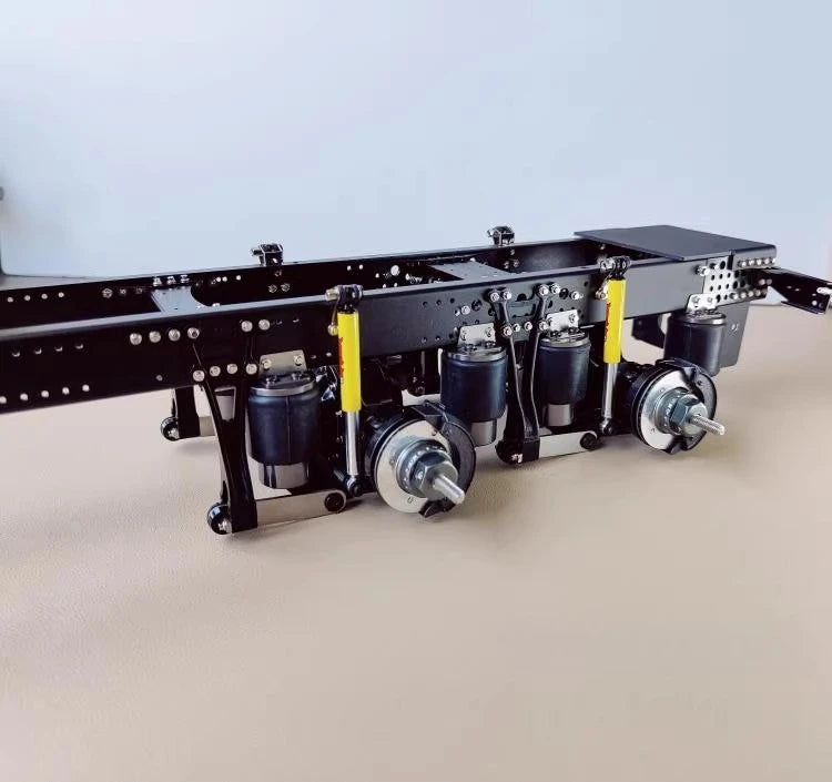 Sistema de suspensión neumática con 8 bolsas de aire para camión Tamiya RC 1/14, remolque, volquete, Scania, Benz, Actros, Volvo, MAN, piezas de bricolaje