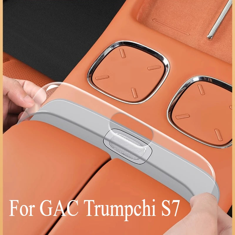 For GAC Trumpchi S7 Special Interior Film Armrest Box Panel Key Switch Prompt Auto Supplies Interior Decor  Accessories