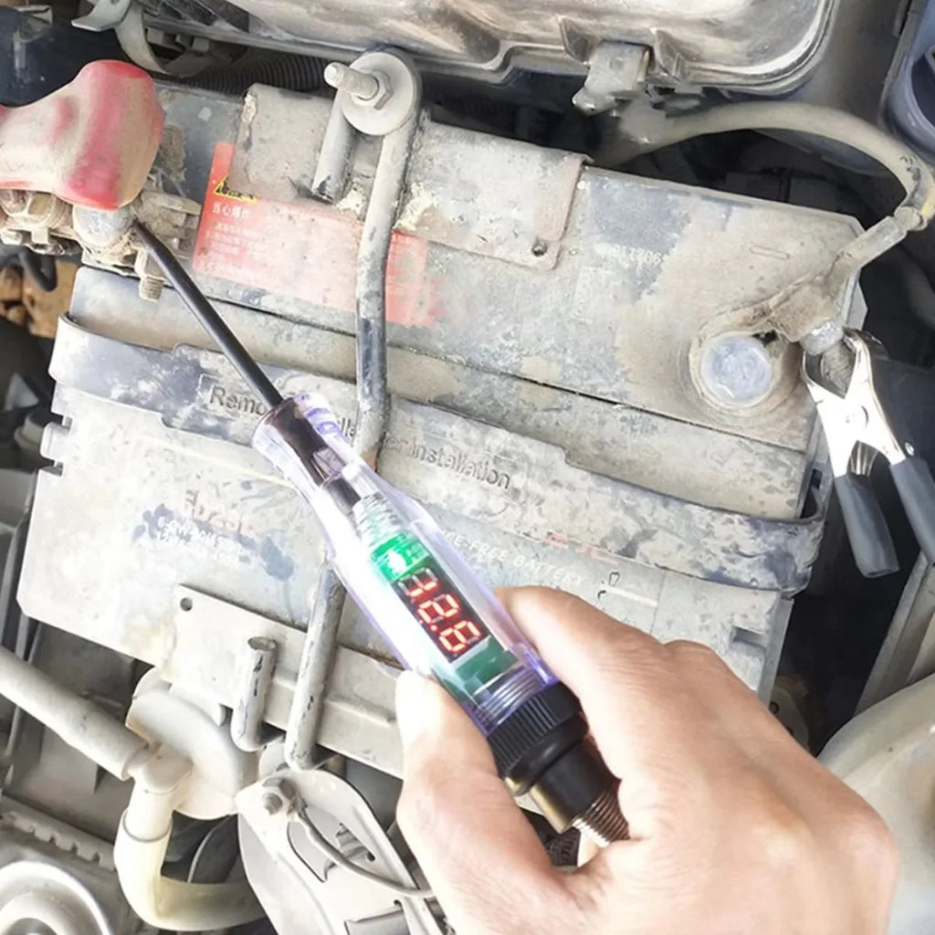 6V 12V 24V Car Truck Voltage Circuit Tester Auto Car Diagnostic Probe Test Pen Light Bulb Electric Measuring Pen Repair Tools