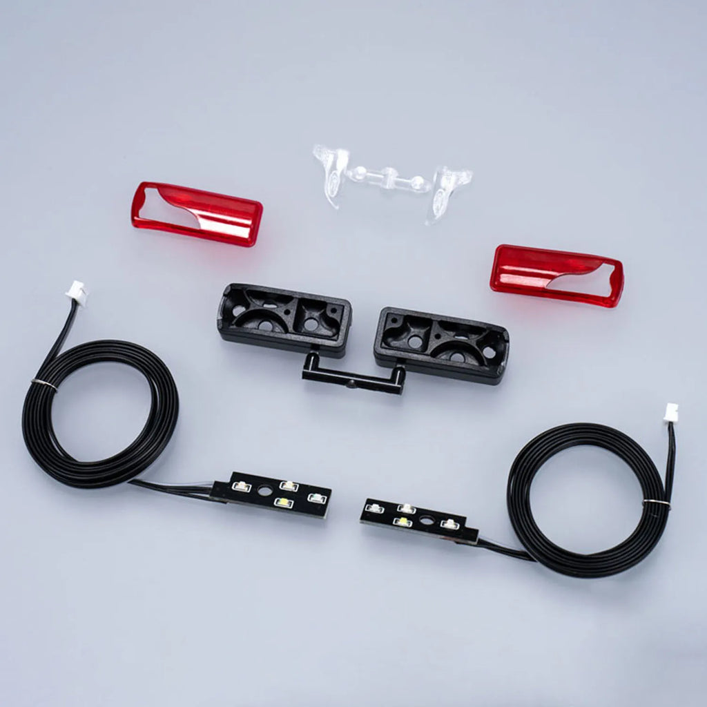 RC Accessories A Pair of 5V LED Plastic Tail Light Rear Lamp for 1/14 DIY TAMIYAYA Remote Control Tractor Truck Model Tipper Car