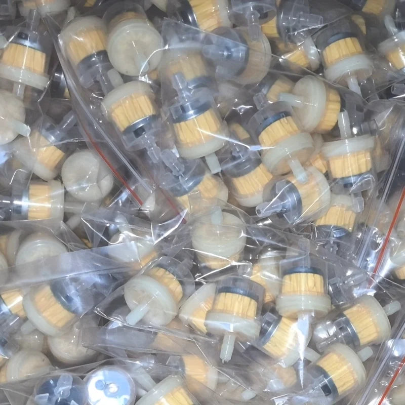 New 30 Pack Universal Gasoline Fuel Filter for Scooter Motorcycle Moped Buggy ATV Fuel Filter