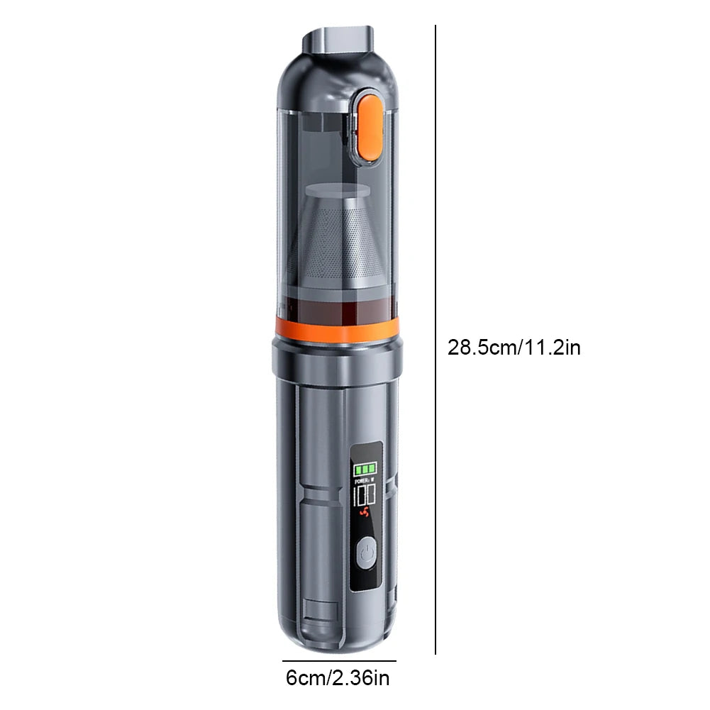 15000PA Car Vacuum Cleaner with Brushless Motor Portable Cordless Compressed Air Duster Air Blower for Car Home Office Pet