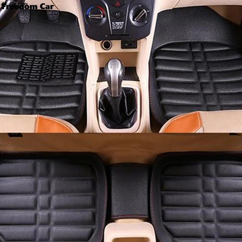 5pcs Auto Floor Mats Foot Rugs Carpets Car Styling For Duster Premium Full Set Carpet Floor Mat Leather Car Accessories
