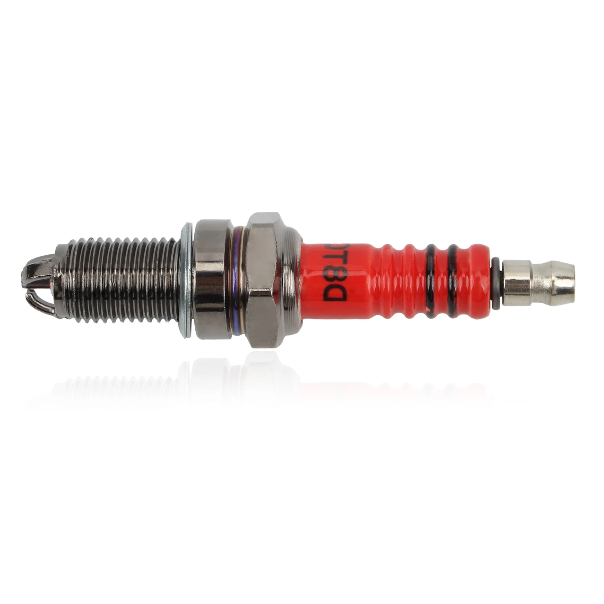 Motorcycle Racing Spark Plug 3 Triple Electrode D8TC For GY6 CG 50 70 110 125 150CC Atv Scooter Motocross Ignition Modifications