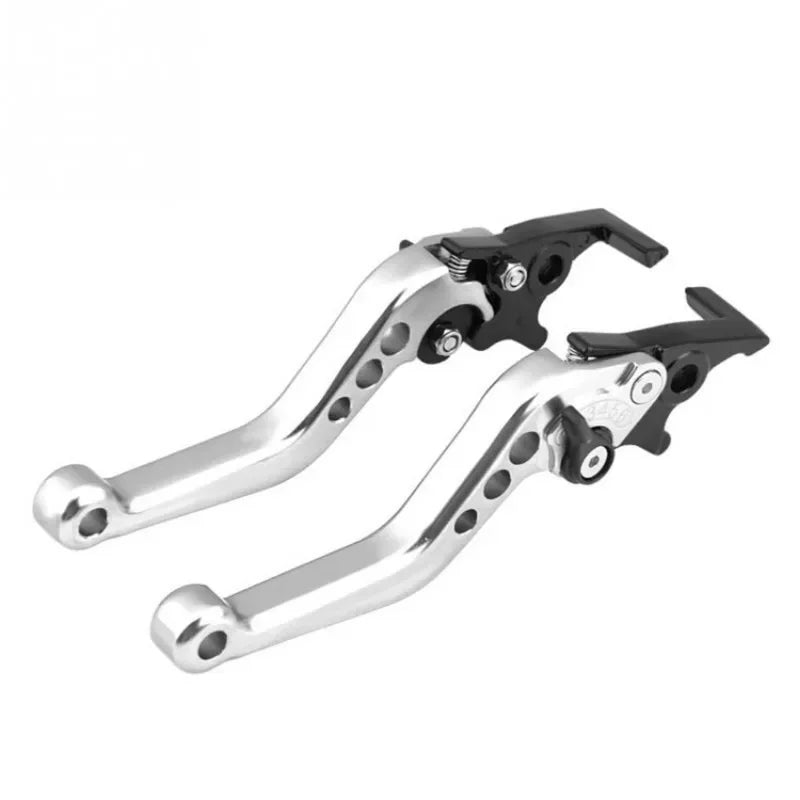 Motorcycle Modified Double Disc Brake Levers, Adjustable for Electric Vehicles, Front & Rear Disc Brake Clutch Brake Rods
