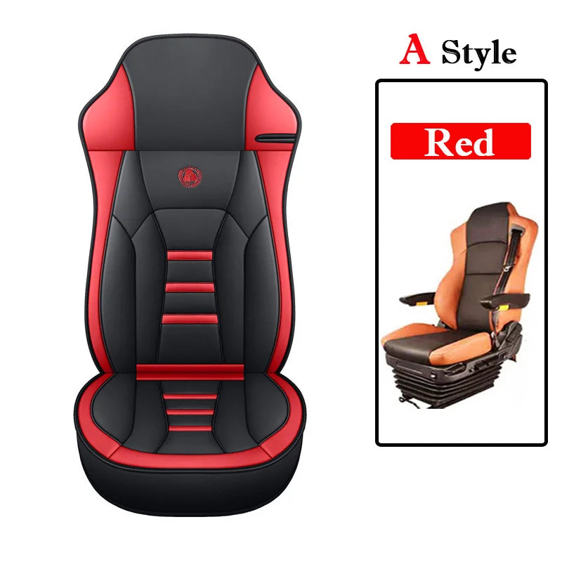 Truck Lorry Van Big Universal Seat Cover Cushion Mat for Hino TATRA Dongfeng SANY Iveco Kenworth Peterbilt Man Volvo Benz etc