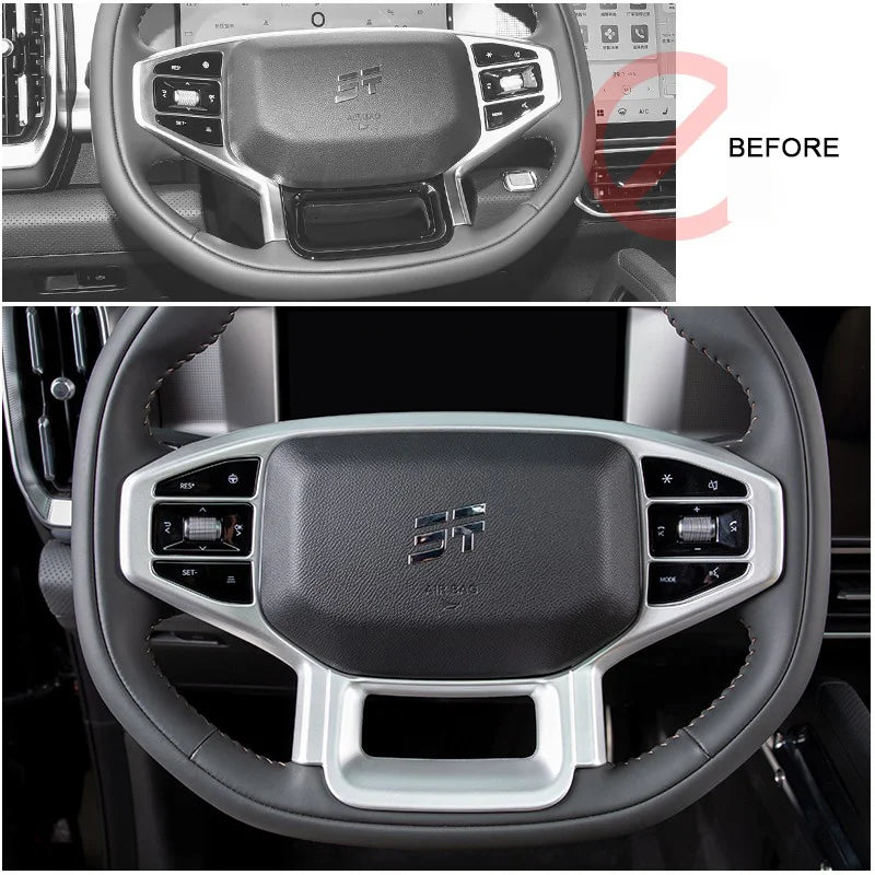 For Jetour Traveler T2 2023 2024 2025 Interior Car Accessory, Rear Air outlet Frame Center Gear Shift Panel Door Handrail Cover