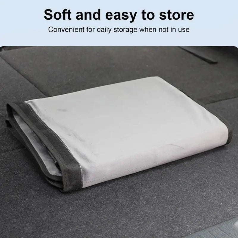 Car Compact Travel Mattress Bed Universal Rear Seat Mattress Extension Plate Collapsibles Backseat Mattress With Storage Bag
