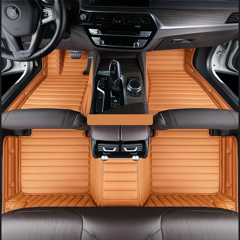 Car floor mats for Ford Mustang 2011 2012 2013 2014 Custom auto foot Pads automobile carpet cover