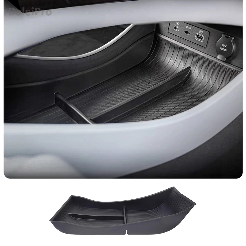 Car Center Console Organizer Tray For BYD Seal 2023 2024 Atto 4 EV Layered Storage Box Armrest Organizer Box TPE Car Accessories