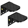2PCS Folding Truck Bed Step Anti-Slip for Boat Trailer Bumper Pickup Truck Tailgate Ladder Campers RV Exterior Accessories