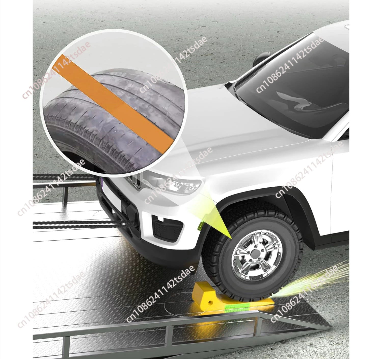 4-Piece Combination Tire Rescue Ramp for Trailer Truck Truck Parts, Ramp